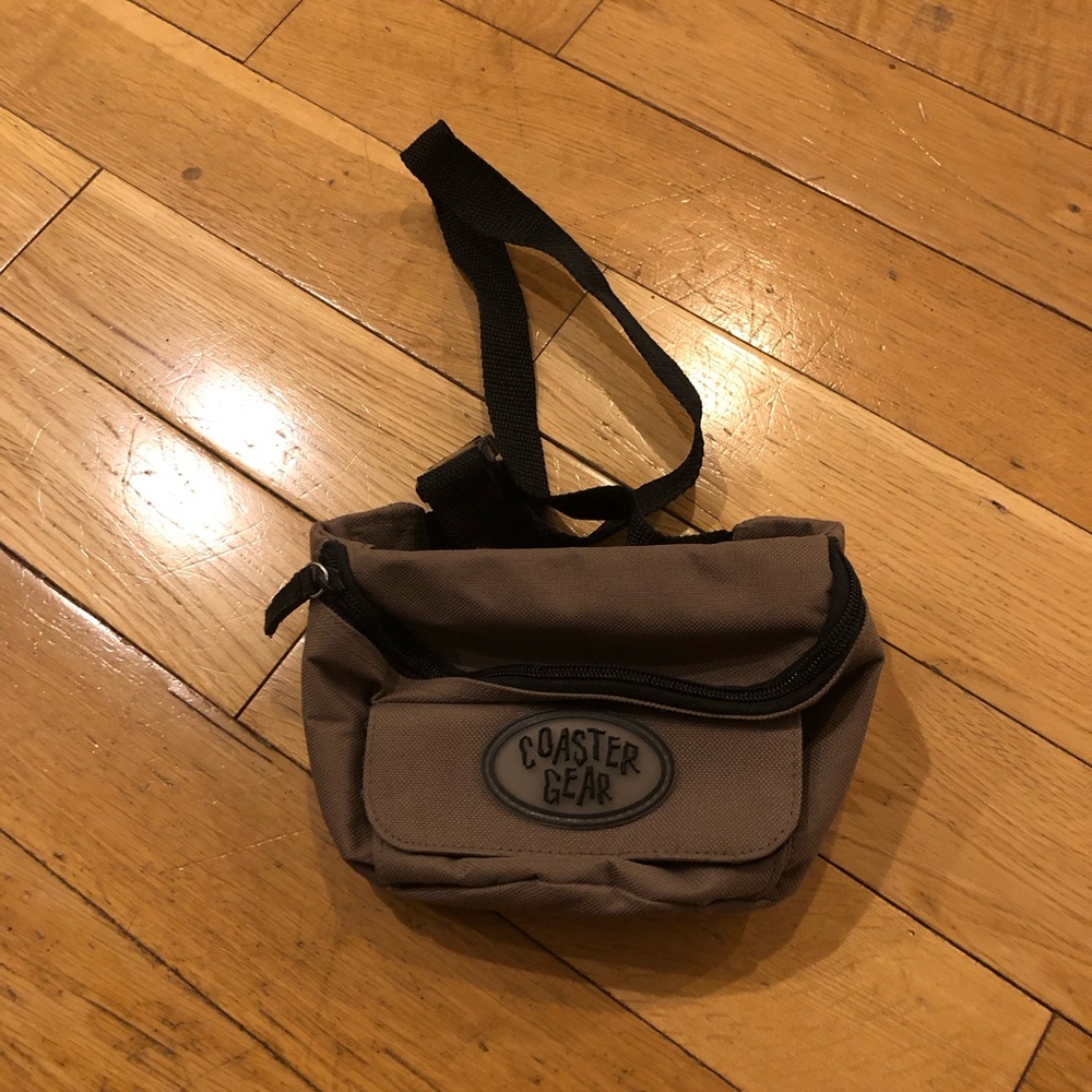 Men's Taupe Belt Bag